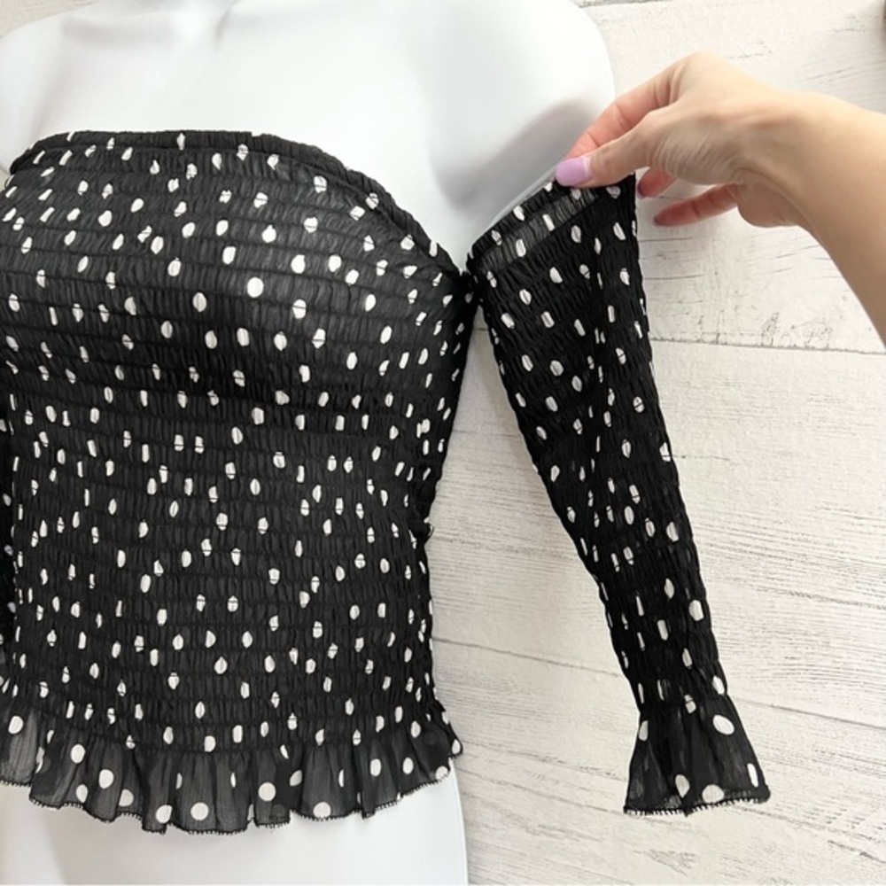 L’agence Aero Off the Shoulder Smocked Top - Picture 8 of 11